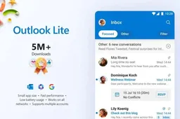 Microsoft announces Outlook Lite email app for Android download record