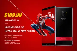 ELEPHONE launches the glasses-free 3D model P11 3D