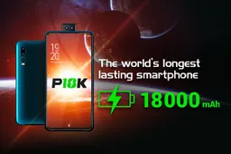 P18K smartphone with 18.000 mAh battery gets to Indiegogo