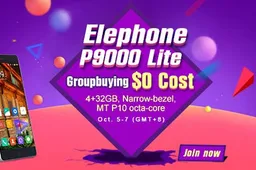 Elephone P9000 Lite group sale event ending soon