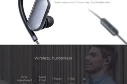 Xiaomi Mi Wireless Bluetooth Earphones on sale at 16.55€ (with coupon)
