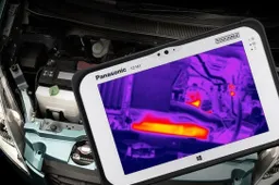 Panasonic updates the Toughpad FZ-M1 with FLIR thermal camera