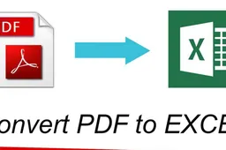 How to easily convert PDF to Excel
