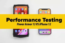 Ulefone Power Armor 13 Performance Testing (vs iPhone 12) & Teardown Video