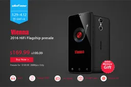 Ulefone Vienna pre sales start at $169.99 for a limited time