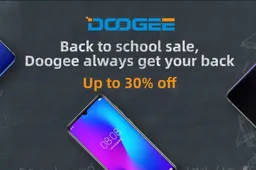 DOOGEE Back to School sale featuring discounts up to 30%