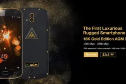 Golden version of rugged AGM X1 discounted to $265.99