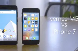 Video : Vernee M5 takes on iPhone 7 in a little comparison