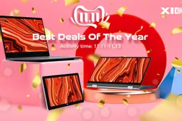 XIDU laptop Double 11 promotion on Aliexpress