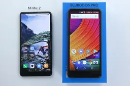 Video : BLUBOO D5 Pro vs. Xiaomi Mi MIX 2 official comparison review