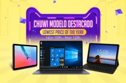 CHUWI 11.11 Aliexpress deal will be featuring prices up to 33% off