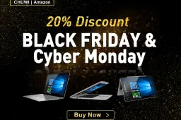 CHUWI offering 20% off for Amazon Black Friday and Cyber Monday