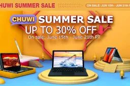 CHUWI Aliexpress Summer sale with coupons up to $50