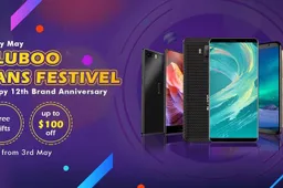 BLUBOO S3 and other models available in crazy brand anniversary sale