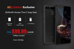 Aliexpress&Vernee Big Sale - 1000 pieces of Vernee Thor E at only $99.99