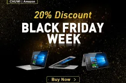 Black Friday is coming to the CHUWI Amazon store too with 20% off