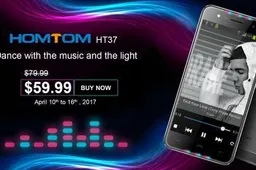 Flash sales for the Homtom HT37 are still under way