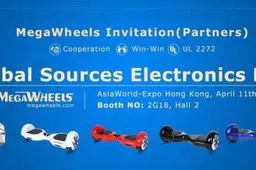 Check out Megawheels at the Global Electronics Fair in HongKong