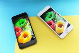 Can the display of AllCall Madrid compete with iPhone 6s Plus ?