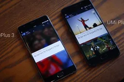 UMI Plus compared with OnePlus 3 - video