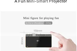 Portable projector Toumei C800 on sale at Lightinthebox