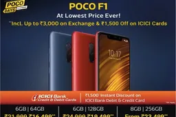 POCO F1 selling for a massive discount at $237 in India