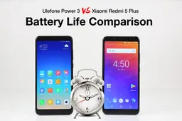Watch: Ulefone Power 3 vs Xiaomi Redmi 5 Plus battery comparison