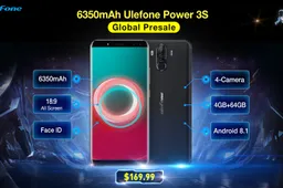 6350mAh Ulefone Power 3S global presale kicks off at $169.99