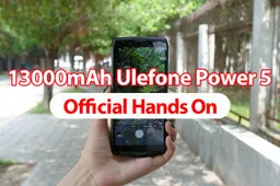 First hands-on video for the 13.000 mAh Ulefone Power 5