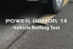 Challenge between Ulefone Power Armor 14 and a rolling vehicle