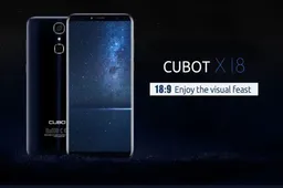 Big screen Cubot X18 phone discounted with our coupon
