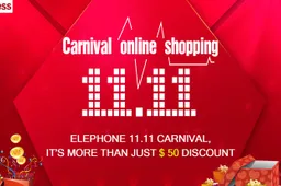 Up to $100 Discount! Elephone 11-11 Shopping Carnival Officially Starts