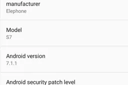 Elephone S7 might be finally getting Android 7.1.1 Nougat!