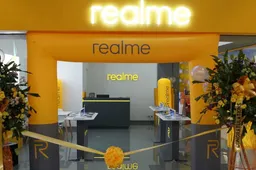 The upcoming Realme smartphone has a quad rear rectangular camera