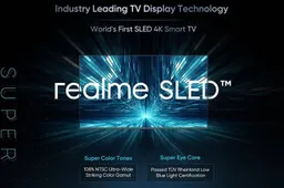 Realme announced the world's first SLED smart TV