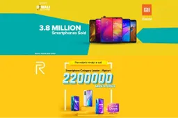 Xiaomi and Realme combined sales reached 6 million in India during this week