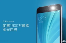 Xiaomi Redmi Note 5A rumored to pack a front facing flash