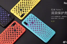 Redmi Note 7 perforated protective case goes on sale for 27 Yuan ($4)
