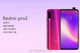 Alleged Redmi Pro 2 with Snapdragon 855, pop-up camera leaks in renders