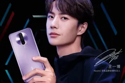 Redmi K30 poster appears, shows rear design