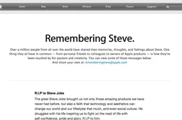 Apple Publishes Steve Jobs Tribute