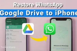 [Super Easy] How to restore WhatsApp backup from Google Drive 2024?