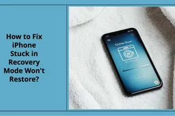 6 Tips to Fix iPhone Stuck in Recovery Mode won't Restore