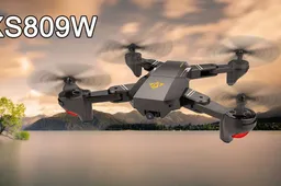Foldable drone VISUO XS809W available in a presale for $46.99