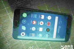 Curved display Meizu spied