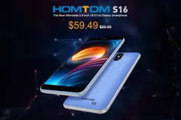 Ergonomic 5.5" 18:9 HomTom S16  hits the AliExpress with a discount