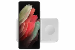 Samsung Galaxy 21 appears on official images with new wireless chargers