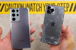 iPhone 12 Pro Max beats Samsung Galaxy S21 Ultra in a heavy drop test