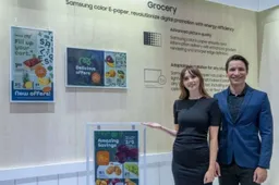 Samsung shows off its first energy-saving color E-paper display