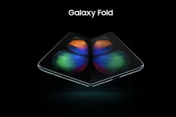A pair of leaked images reveals the Samsung Galaxy Fold with unexpected screen layout